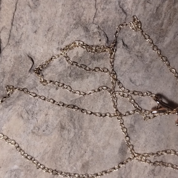 Vintage ruby and opal gold chain necklace - Picture 7 of 7